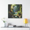Tropical Paradise Waterfall Standard Canvas