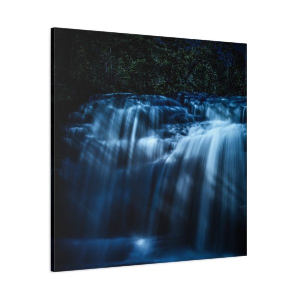 101419-80.jpg Waterfall at Night Standard Canvas