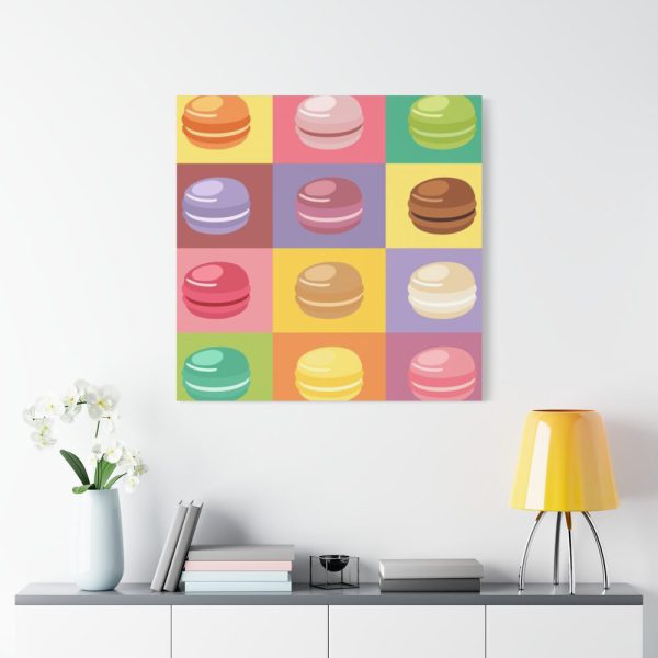 Macarons Pop Art Standard Canvas