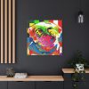 Pug Pop Art Standard Canvas