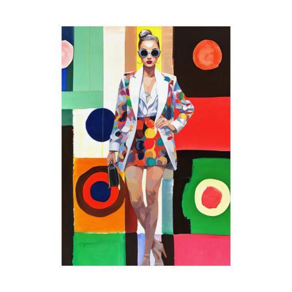 Pop Art Fashionable Woman II Poster