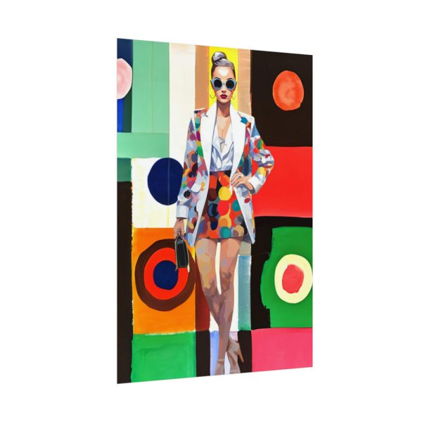 Pop Art Fashionable Woman II Poster