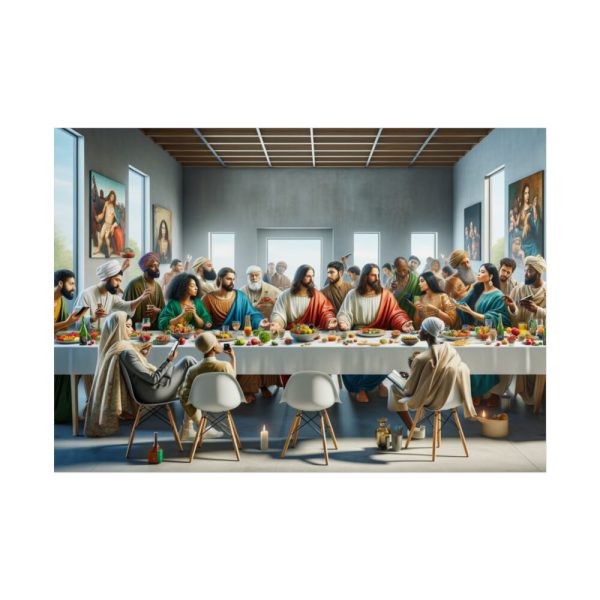 101875-105.jpg Modern Interpretation of Leonardo da Vinci's The Last Supper Poster