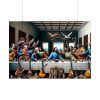 101875-141.jpg Modern Adaptation of Leonardo da Vinci's 'The Last Supper' With Legendary Musicians Poster
