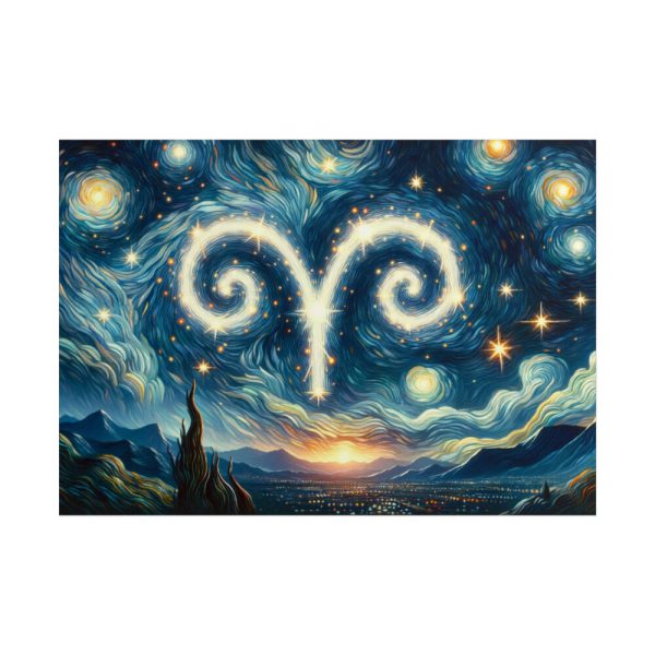 Zodiac Sign of Aries Poster