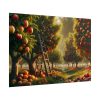 101875-152.jpg Orchard Bounty With Fruit-Laden Trees And RusticLadder Poster