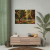 101875-153.jpg Orchard Bounty With Fruit-Laden Trees And RusticLadder Poster
