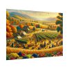 101875-167.jpg Traditional Harvest Scene Capturing the Essence of Pastoral Landscapes Poster