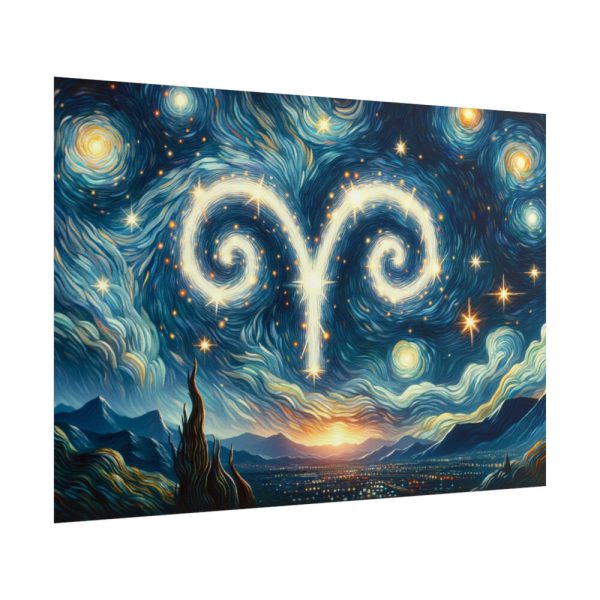 Zodiac Sign of Aries Poster