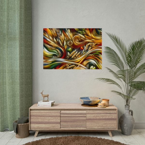 101875-173.jpg Abstract Harvest With Bold Colors an Patterns Poster