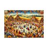 101875-175.jpg Spirit of Folk Art, Featuring a Harvest Festival Scene Poster
