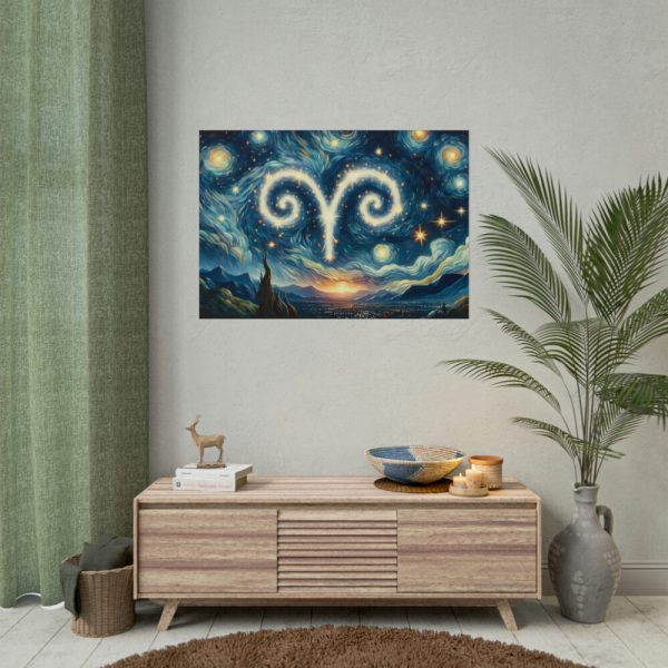 Zodiac Sign of Aries Poster