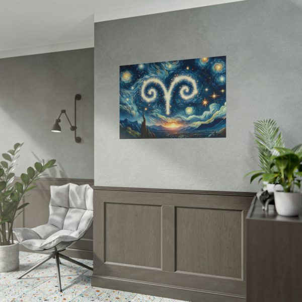 Zodiac Sign of Aries Poster
