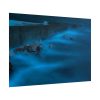 Blue Misty Sea at Night Poster