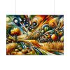 Harvest Theme Through Modern Art Styles Poster