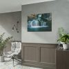 Waterfall Tumbling Down From Rocks Poster