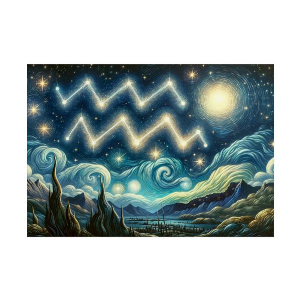 101875-25.jpg Zodiac Sign of Aquarius Poster
