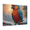 101875-262.jpg Parrot On A Snowy Branch Poster