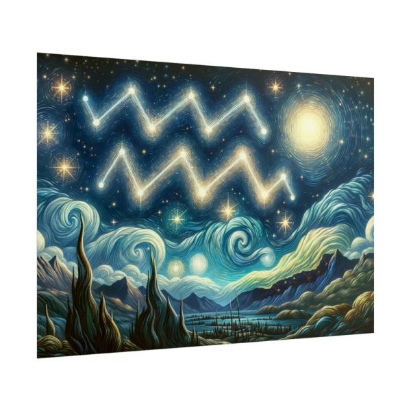101875-27.jpg Zodiac Sign of Aquarius Poster