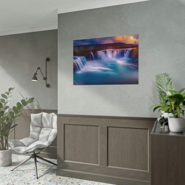 101875-294.jpg Water Texture, Waves, Beach Scenery Poster