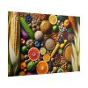 101875-302.jpg Macro Image Showcasing Detail of Fruits Grains and Vegetables Poster