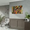 101875-304.jpg Macro Image Showcasing Detail of Fruits Grains and Vegetables Poster