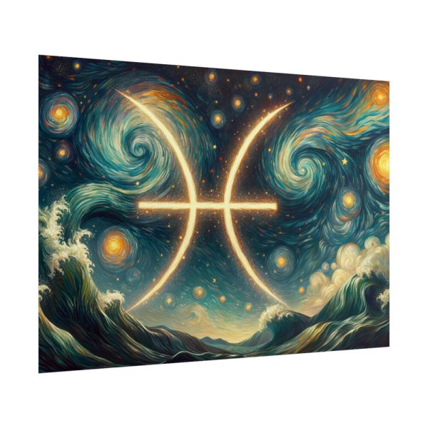 Zodiac Sign of Pisces Poster