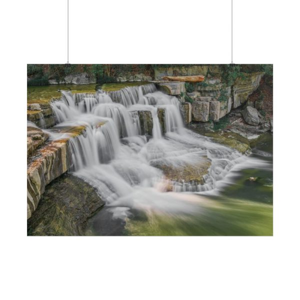 Falls on Taughannock Creek Poster