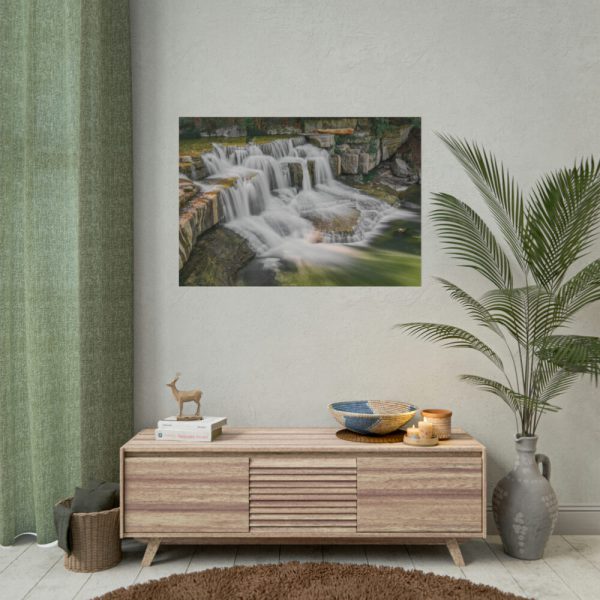 Falls on Taughannock Creek Poster