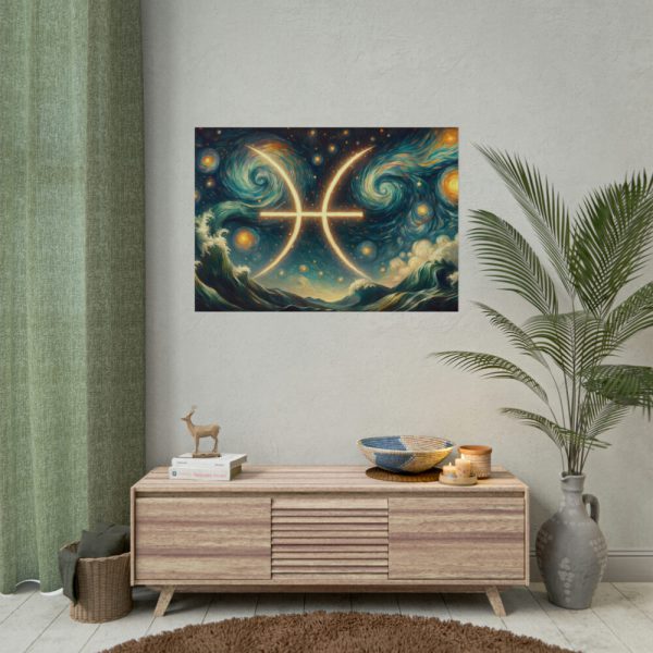 Zodiac Sign of Pisces Poster