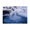 101875-331.jpg Waterfall in Winter Poster