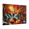 101875-337.jpg Autumn Waterfall Scene Poster