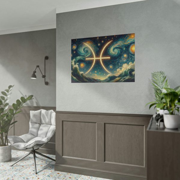 Zodiac Sign of Pisces Poster