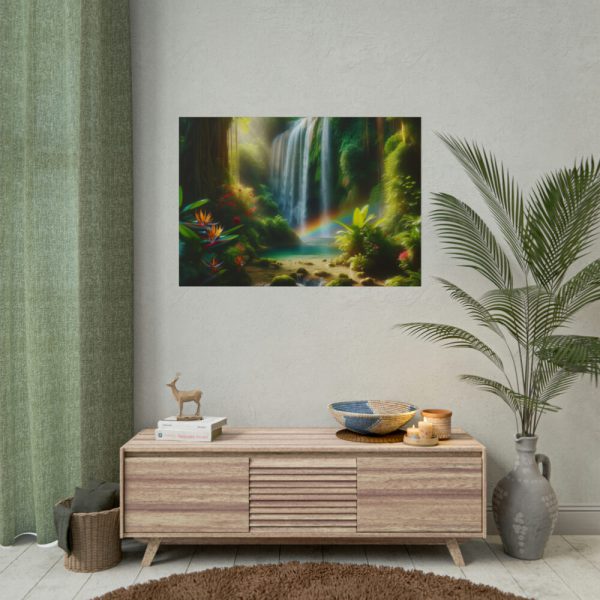 101875-363.jpg Tropical Paradise Waterfall Poster
