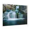 101875-367.jpg Waterfall in Mountains Poster
