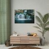 101875-368.jpg Waterfall in Mountains Poster