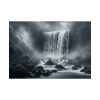 101875-395.jpg Waterfall on Rainy Day Poster