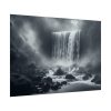 101875-397.jpg Waterfall on Rainy Day Poster