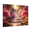 101875-407.jpg Waterfall in Rose Scenery Poster