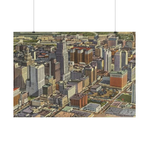 Recent Skyline View of Houston Poster