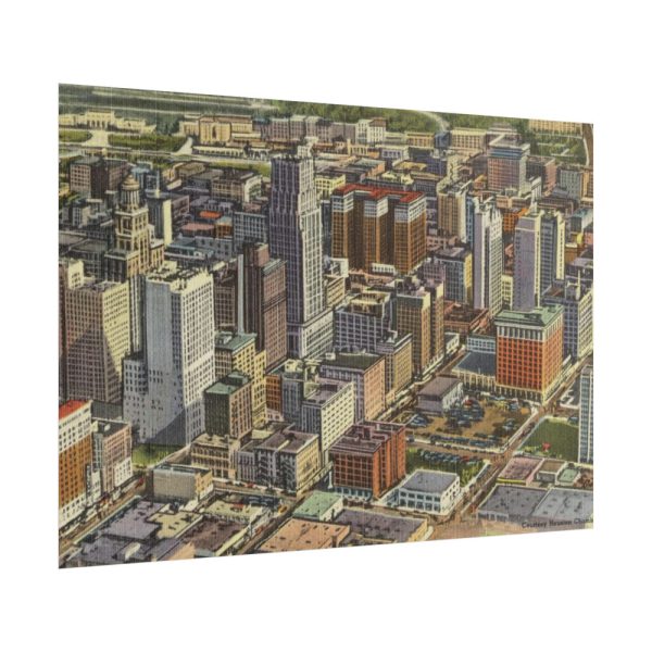 Recent Skyline View of Houston Poster