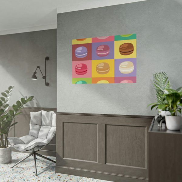 Macarons Pop Art Poster