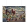 Nash Street at Night, Wilson Poster