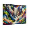 101875-482.jpg Abstract Art Piece of Waterfall Poster