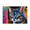 Cat Pop Art Illustration Poster