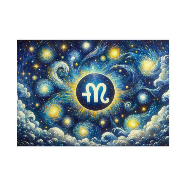 101875-50.jpg Zodiac Sign of Capricorn Poster