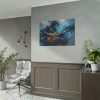 101875-504.jpg Man Playing Electric Guitar Art Poster