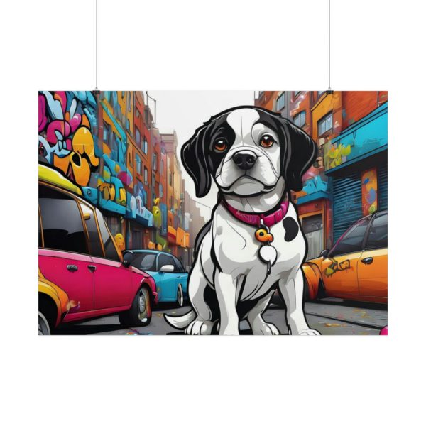 101875-511.jpg Cartoon Dog Art Illustration Poster