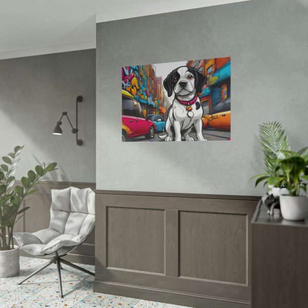 101875-514.jpg Cartoon Dog Art Illustration Poster