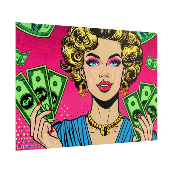 101875-527.jpg Girl With Money Poster